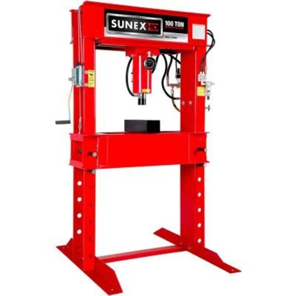 Sunex - 100 Ton Air/Hydraulic Shop Press - Fully Welded 57100AHA